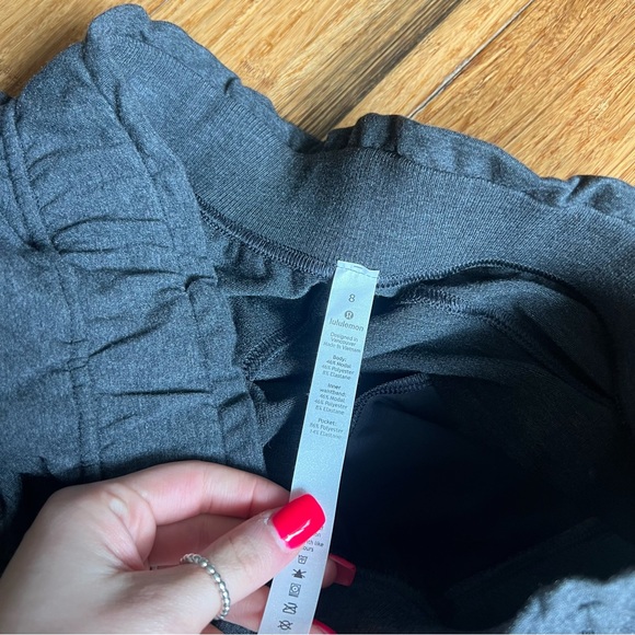 Lululemon Hello Sunday Crop Heathered Mod Black - Picture 5 of 6